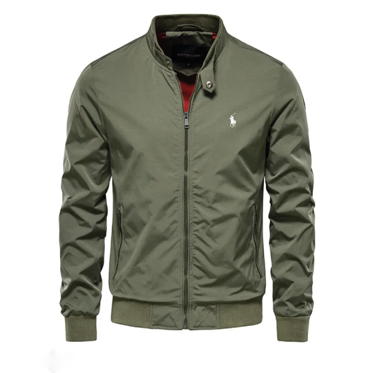 Men's Zip-Up Bomber Jacket