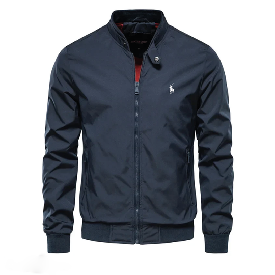 Men's Zip-Up Bomber Jacket